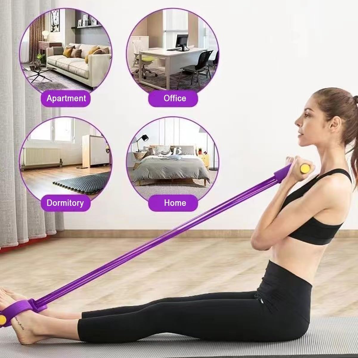 Sports Equipment Website - 21 Fitness Resistance Bands-6 Tube Pedal