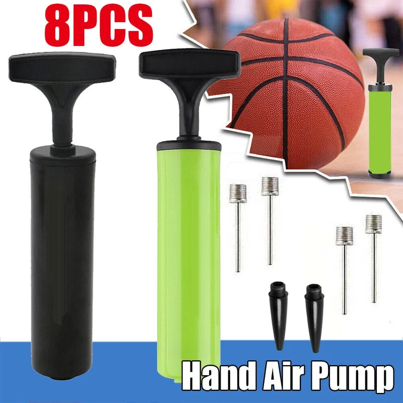 Basketball Pump Needle - 8Pcs Portable Ball Pump Set Flexible