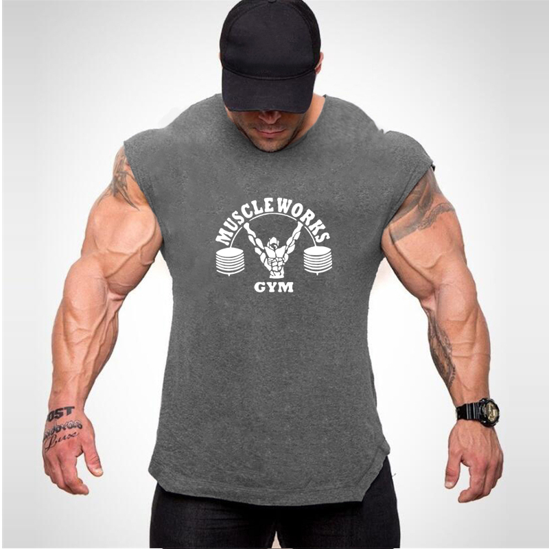 Sports Equipment Store - New Summer Brand Vest Cotton Gym