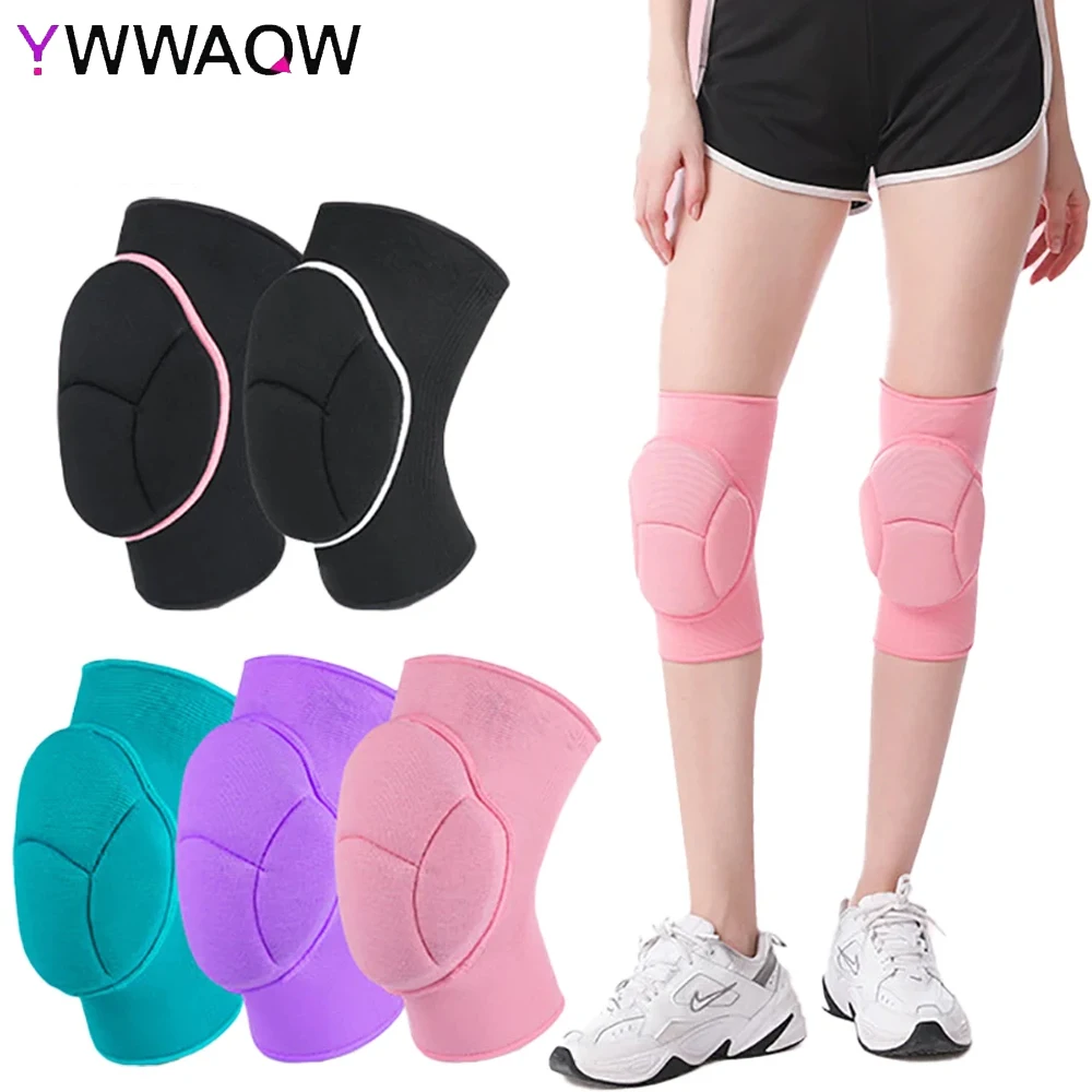 Volleyball Knee Pad - 1Pcs Knee Pads Thick Sponge Anti-Slip