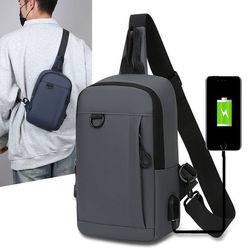 Sports Equipment Storage - New Men's Chest Bag Large Capacity