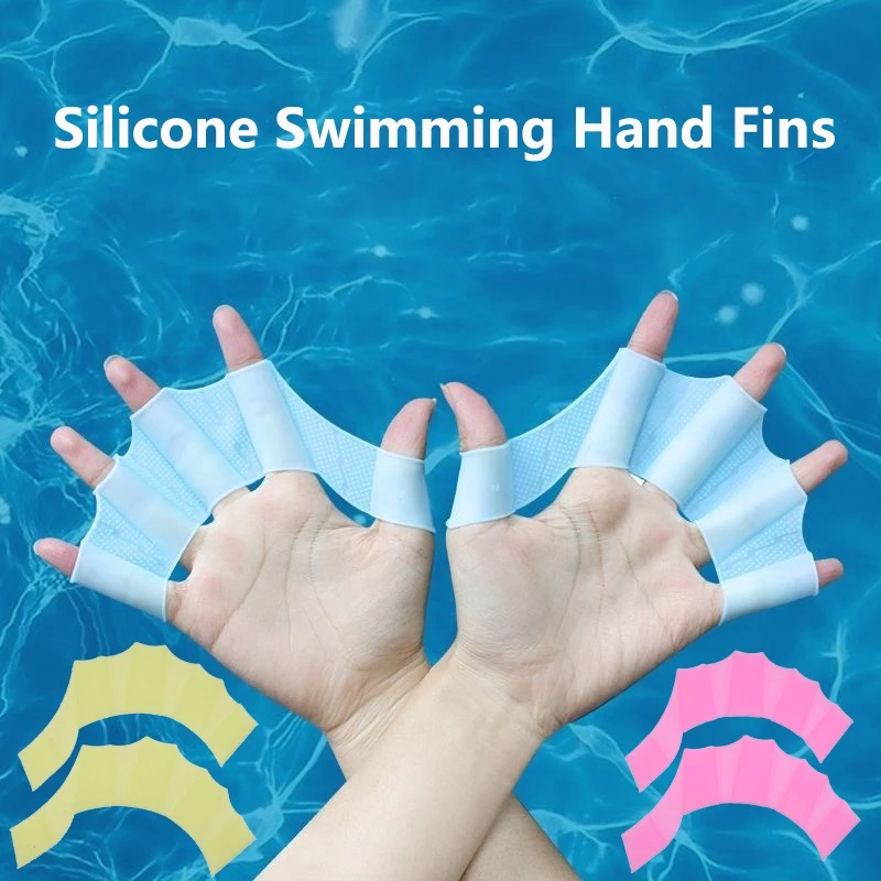 Sports Equipment 4 Year Old - 1-3pairs Silicone Swimming Hand Fins Flipper