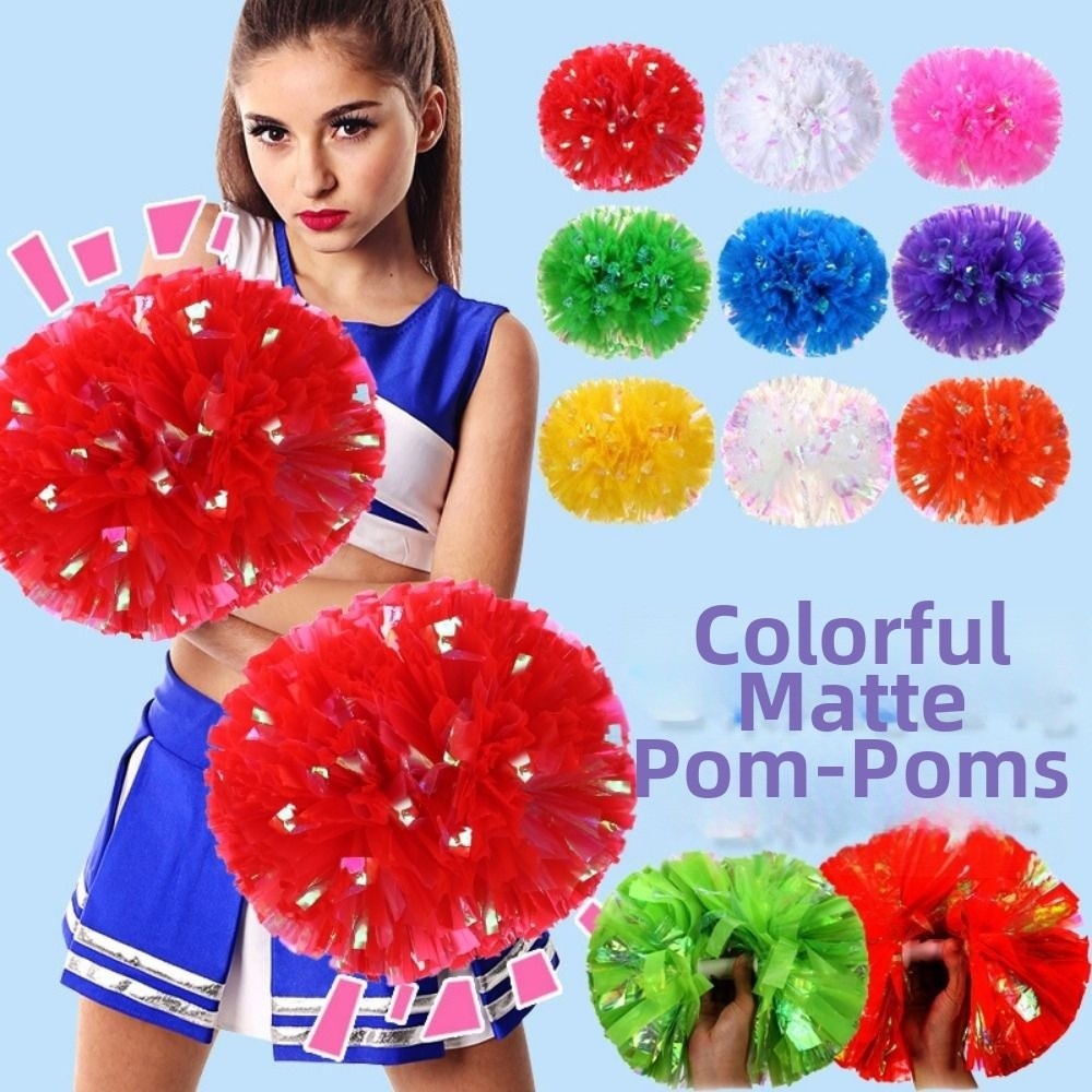 26cm Kids Game Pom Poms Multic - Cheerleading Pom Pom ulasan dan harga