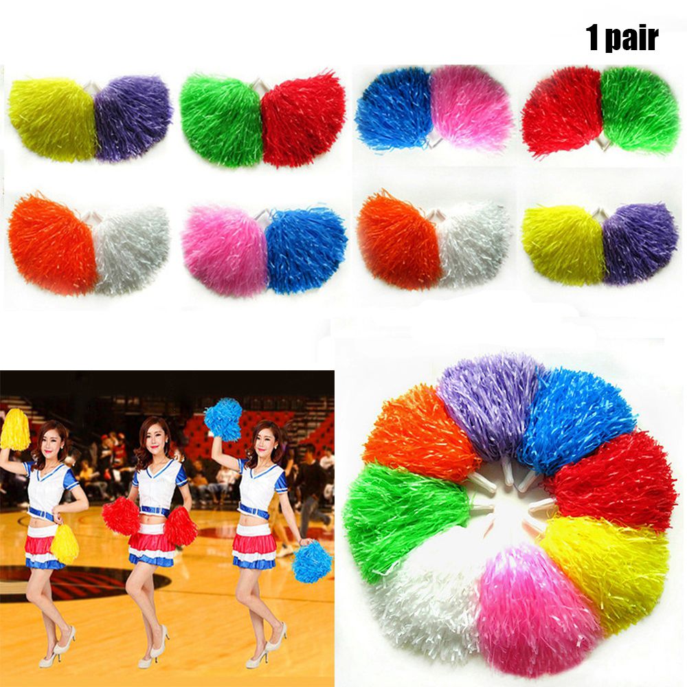 1pair Concert Fancy Double hol - Cheerleading Pom Pom ulasan dan harga