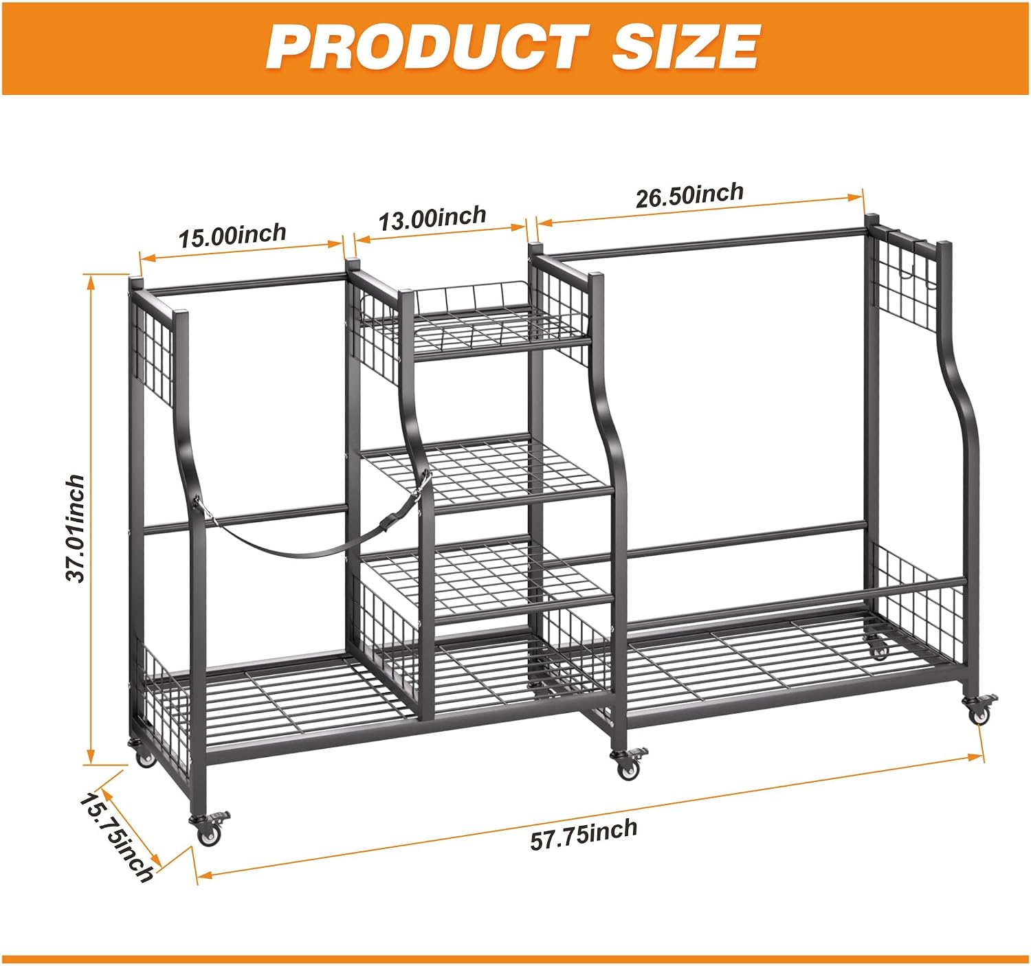 Golf Bag Storage Rack Organize - Sports Equipment Organizer Rack ulasan dan harga