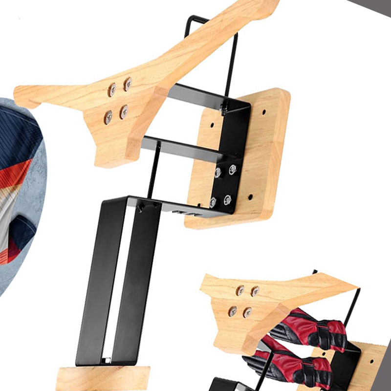 Wood Motorcycle Helmet Holder  - Sports Equipment Organizer Rack ulasan dan harga