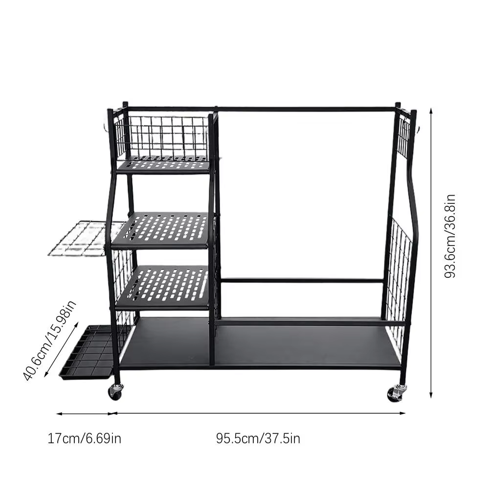 Golf Bag Storage Garage Organi - Sports Equipment Organizer Rack ulasan dan harga