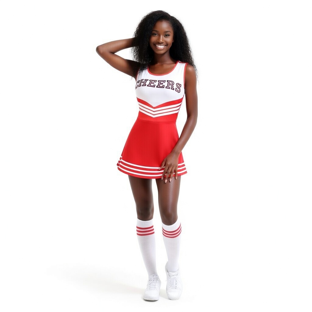 Sleeveless Cheerleader Uniform - Cheerleading Pom Pom ulasan dan harga
