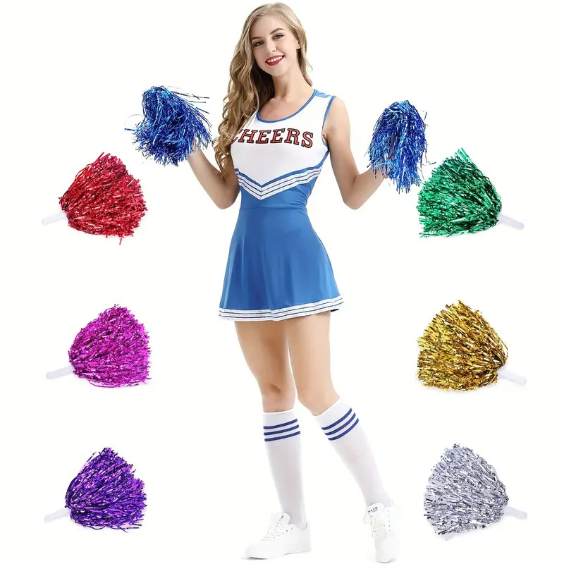 Pompom Pom Girl Cheer Pompoms  - Cheerleading Pom Pom ulasan dan harga