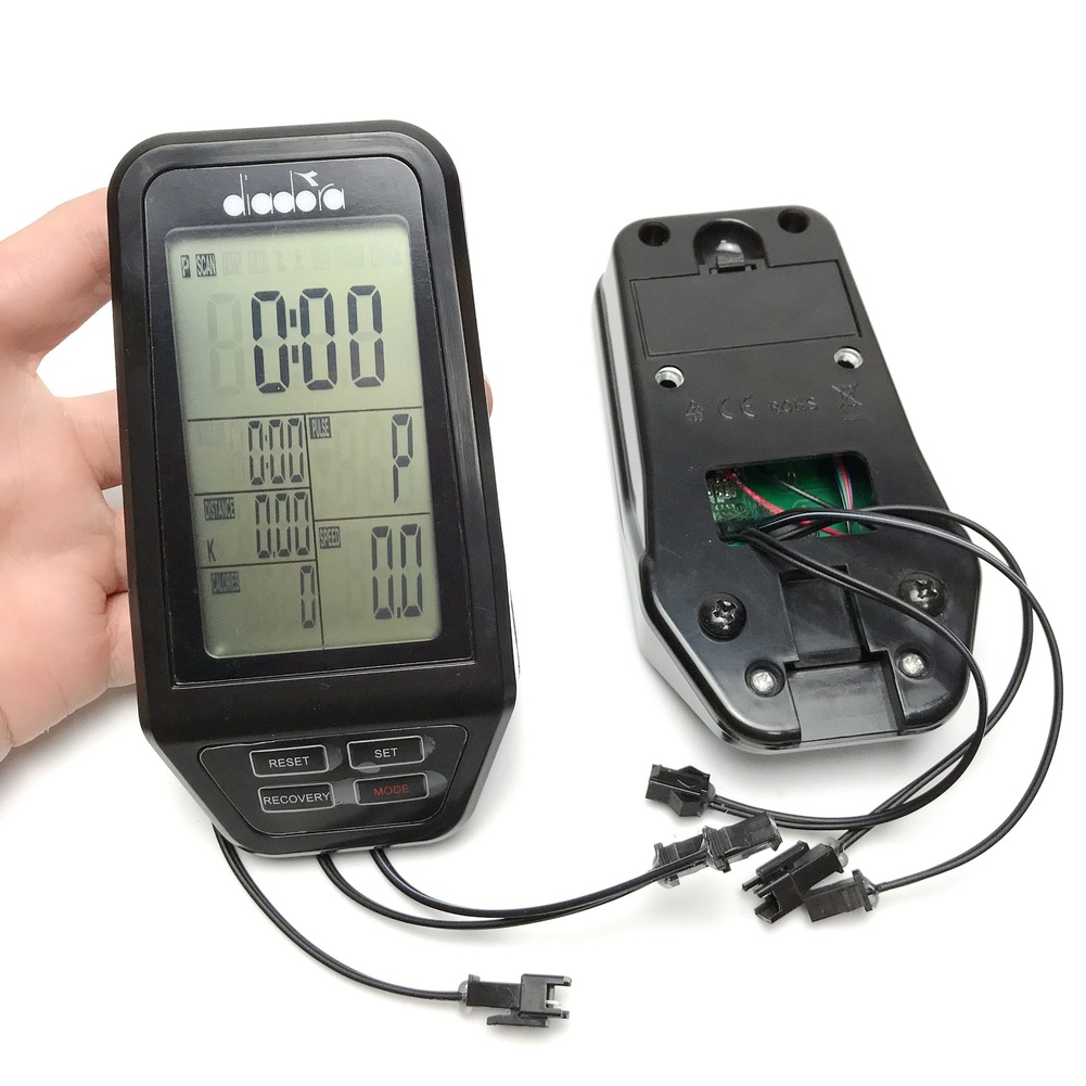Black Exercise Bike Computer D - Sports Equipment Website ulasan dan harga