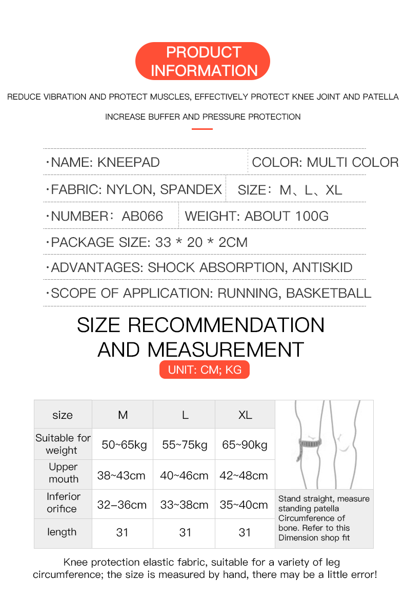  Elastic Silicone Knee Brace N - Volleyball Knee Pad ulasan dan harga