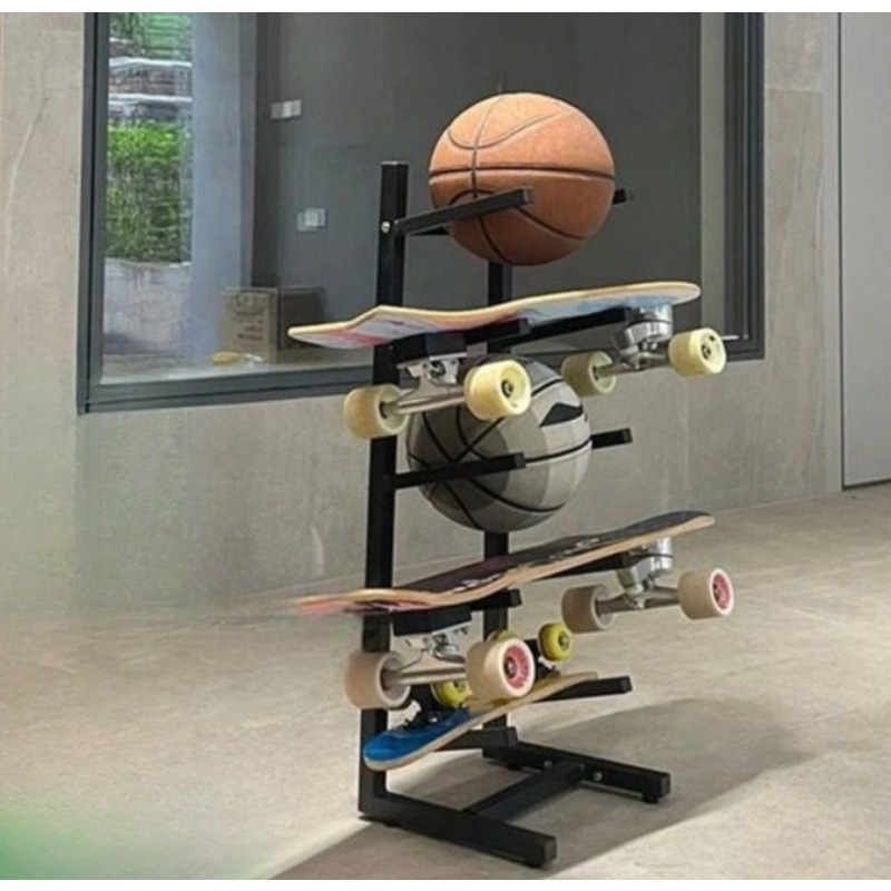 Skateboard Equipment Rack Inte - Sports Equipment Organizer Rack ulasan dan harga