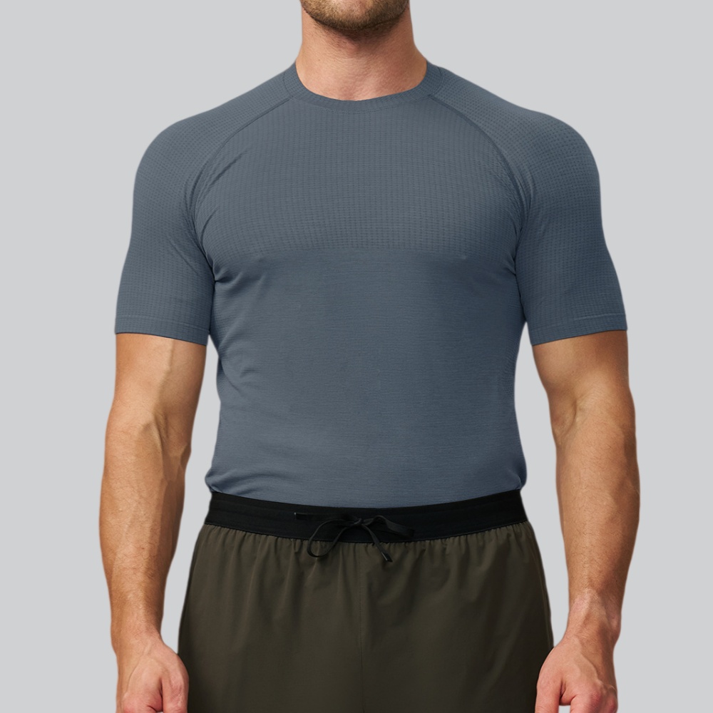 Men's Solid Color Sports T-shi - Sports Equipment Gym ulasan dan harga