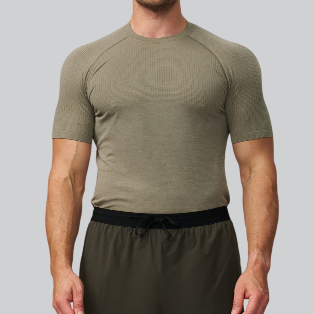 Men's Solid Color Sports T-shi - Sports Equipment Gym ulasan dan harga