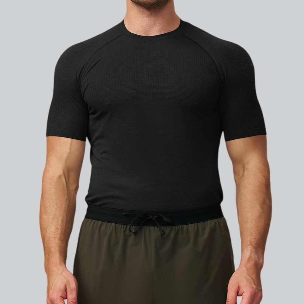 Men's Solid Color Sports T-shi - Sports Equipment Gym ulasan dan harga