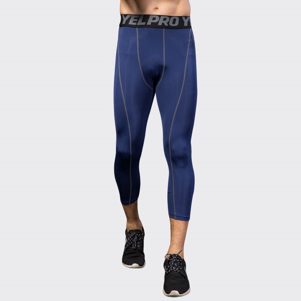 Men Compression Fitness Leggin - Sports Equipment Gym ulasan dan harga