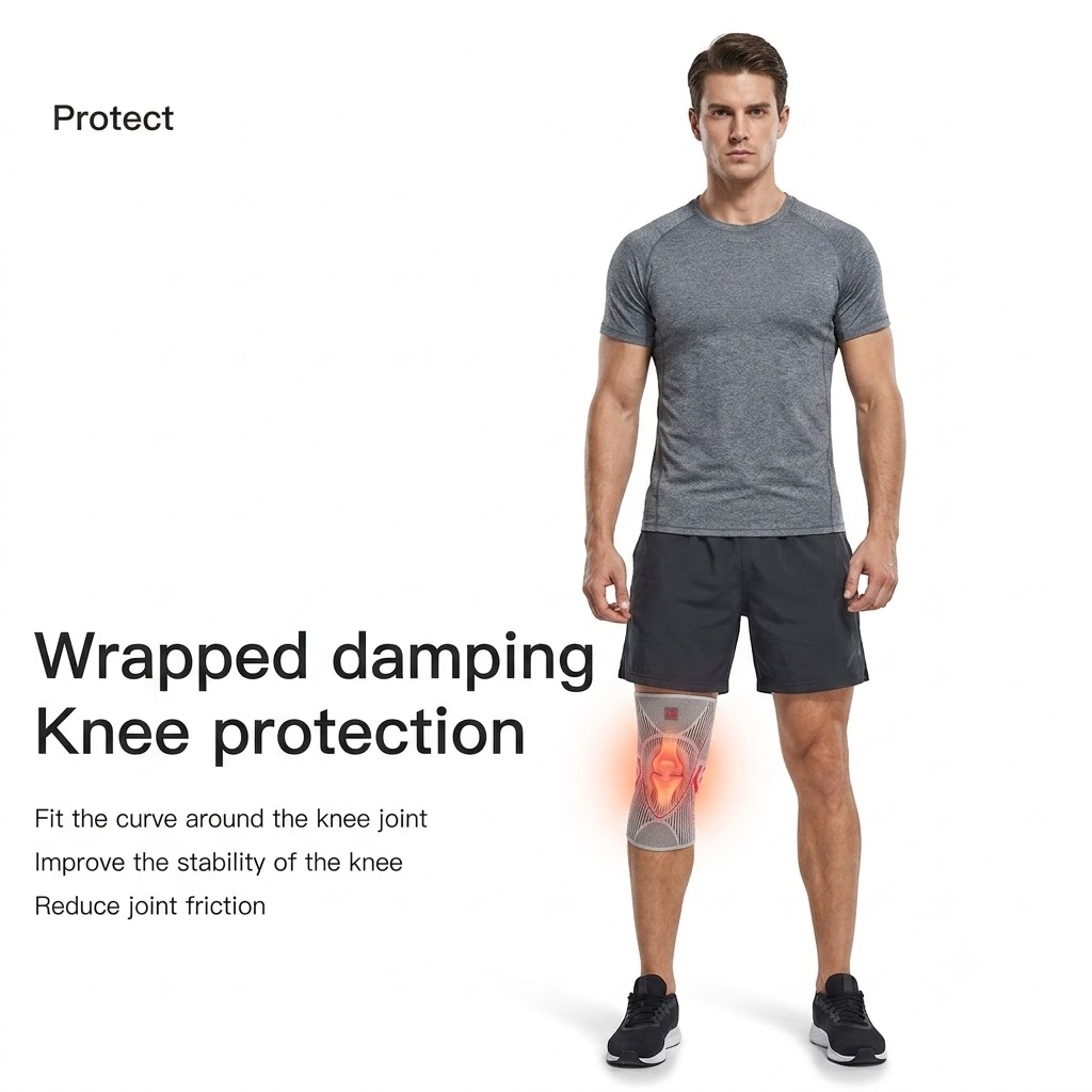1PC Knee Pads Compression Knee - Volleyball Knee Pad ulasan dan harga