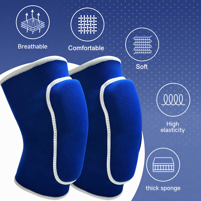 1pair Elastic Elbow Pads Thick - Volleyball Knee Pad ulasan dan harga