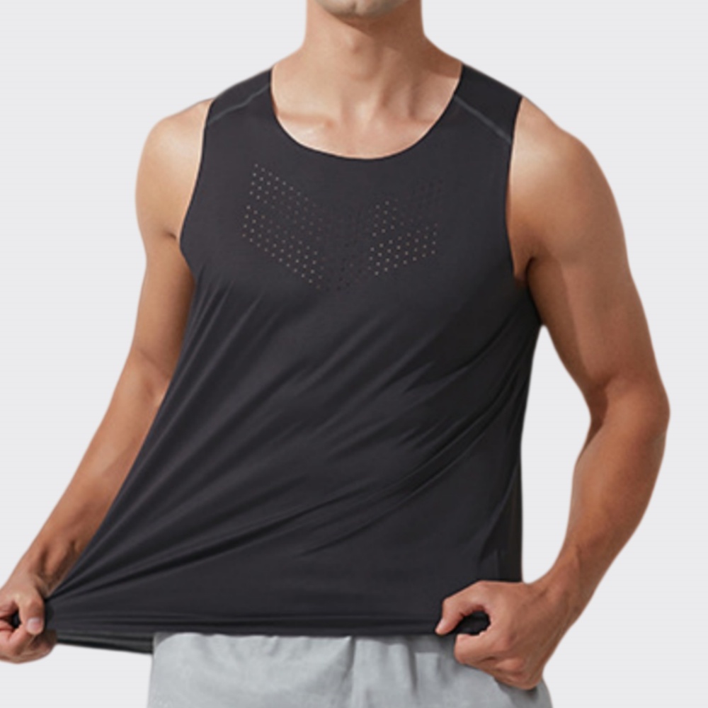 Men Gym Vest Quick Dry Running - Sports Equipment Gym ulasan dan harga