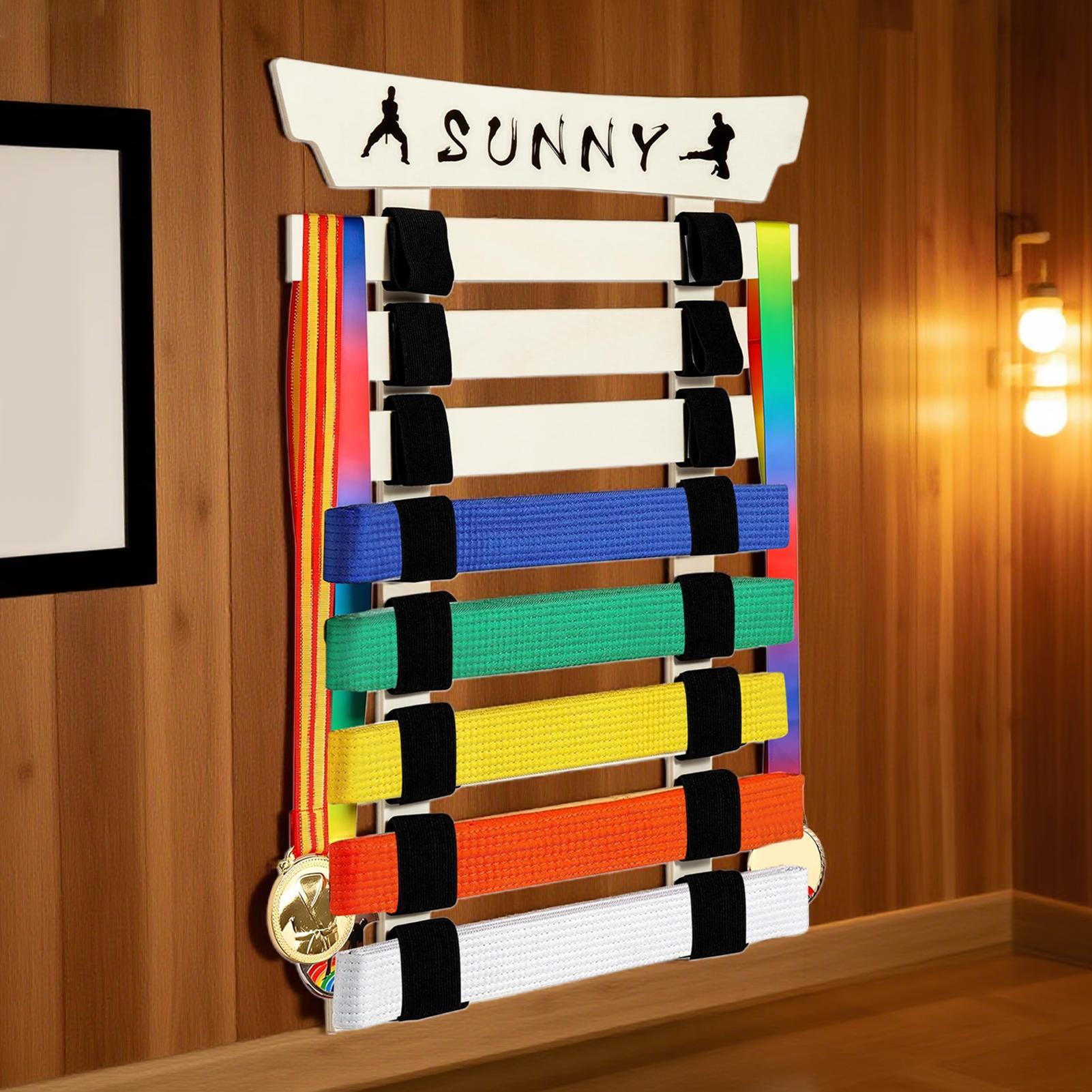 Karate Belt Rack Karate Belt O - Sports Equipment Organizer Rack ulasan dan harga