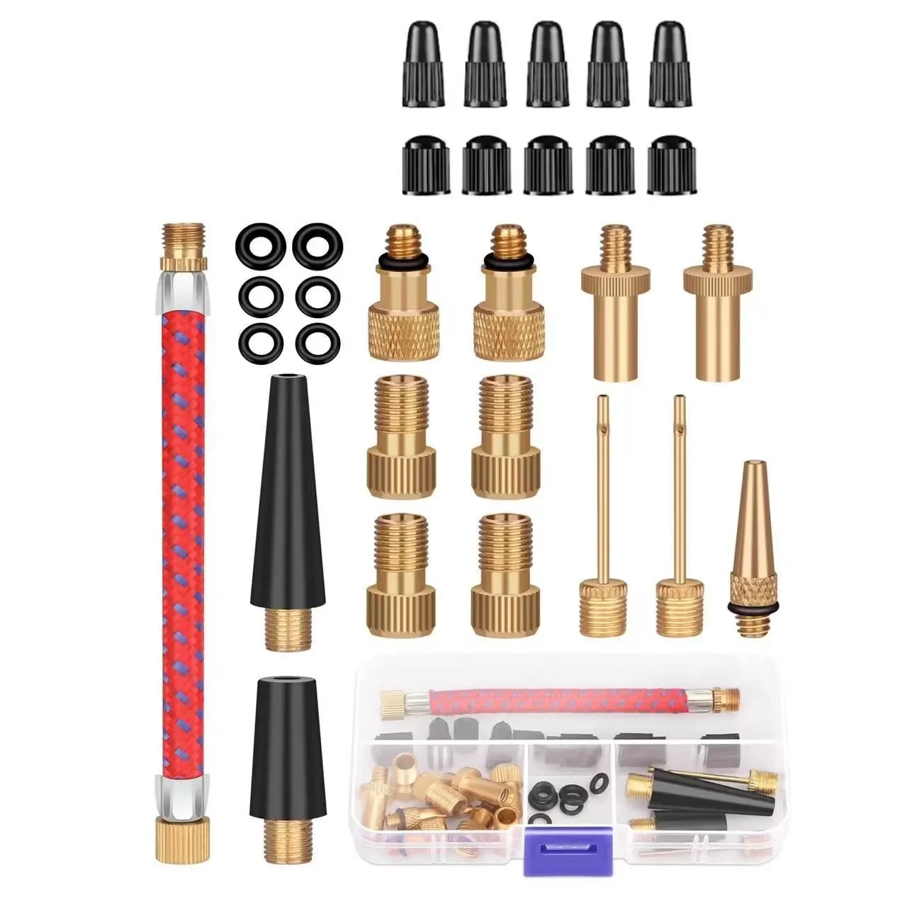 21/30Pcs Bicycle Tire Inflator - Basketball Pump Needle ulasan dan harga