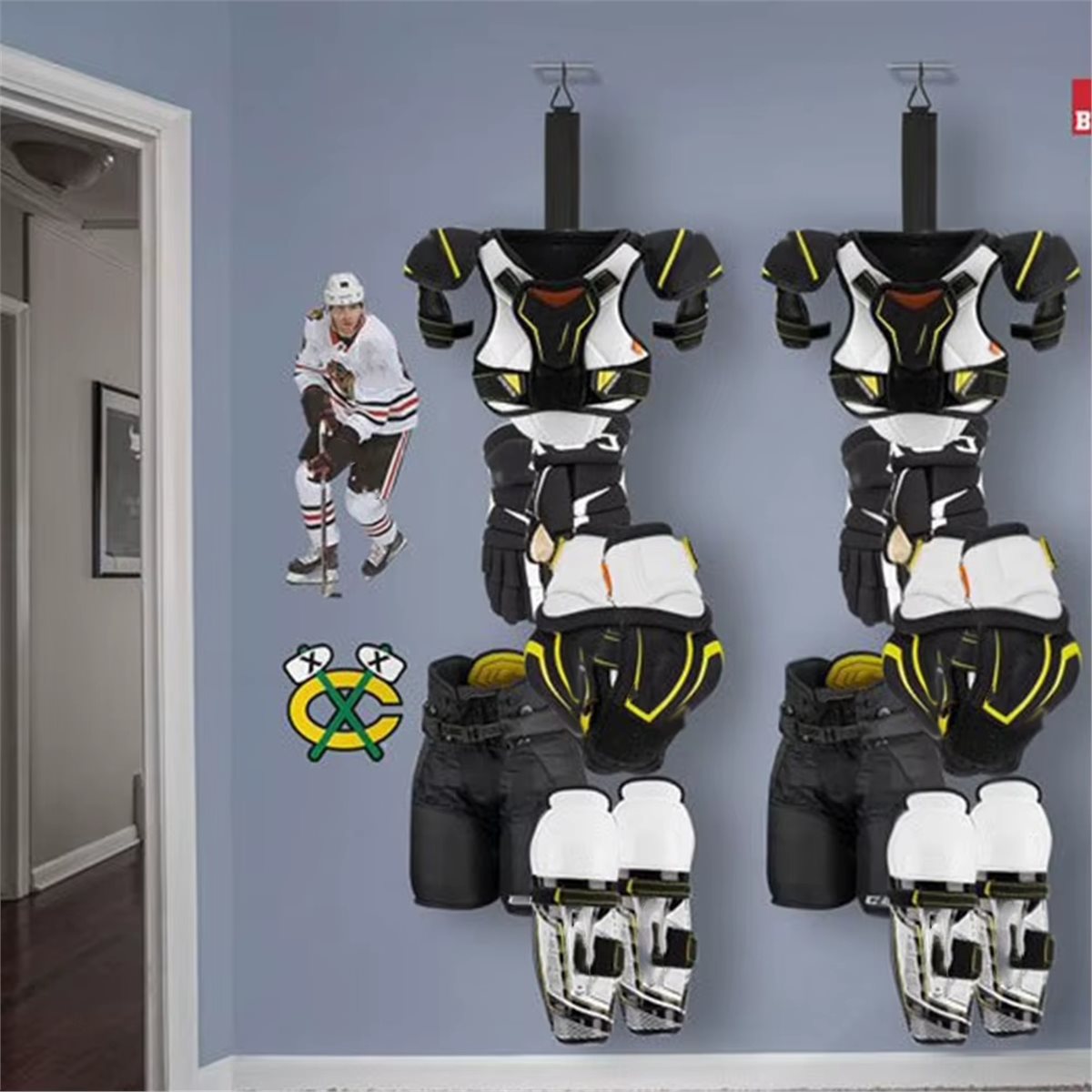(LBER) Hockey Drying Rack Equi - Sports Equipment Organizer Rack ulasan dan harga