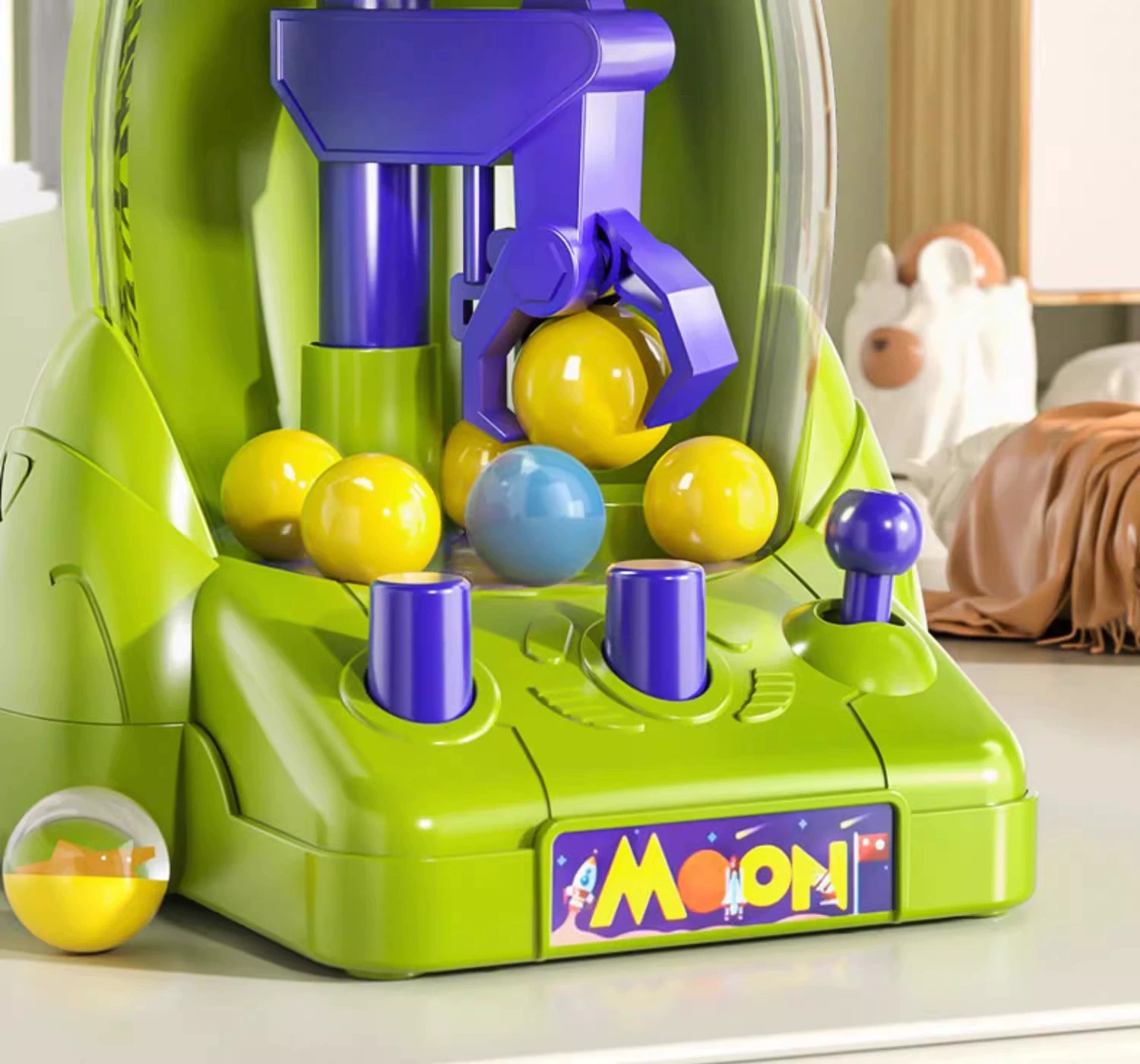 Mini Space Rocket Claw Machine - Bocce Ball Set ulasan dan harga