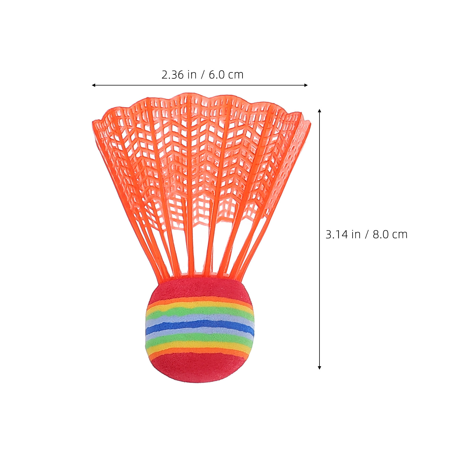 12Pcs Rainbow Badminton Shuttl - Sports Equipment Badminton ulasan dan harga