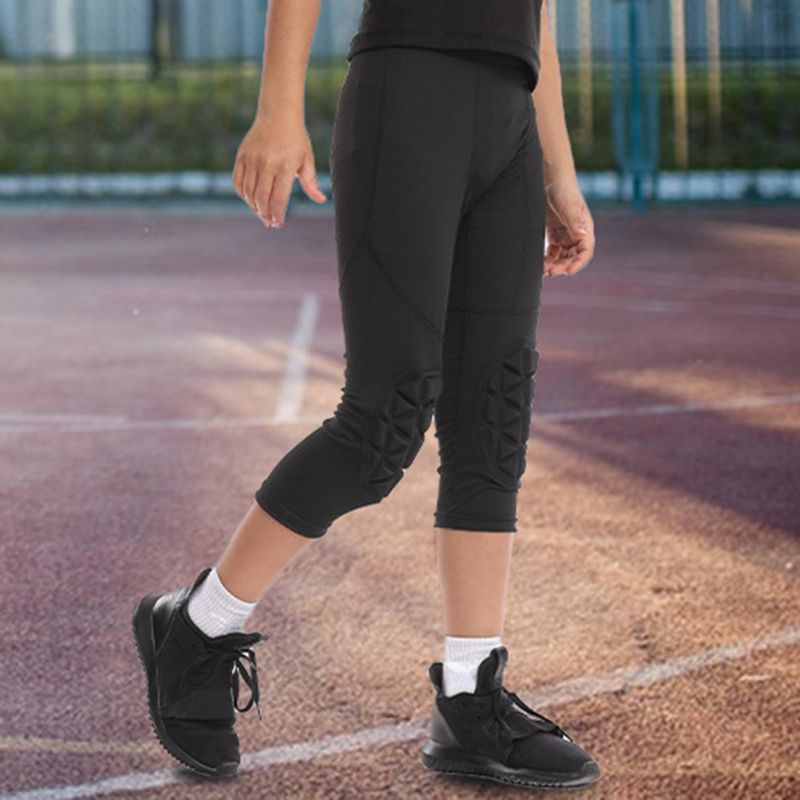Youth Boys Capri Pants with Kn - Volleyball Knee Pad ulasan dan harga