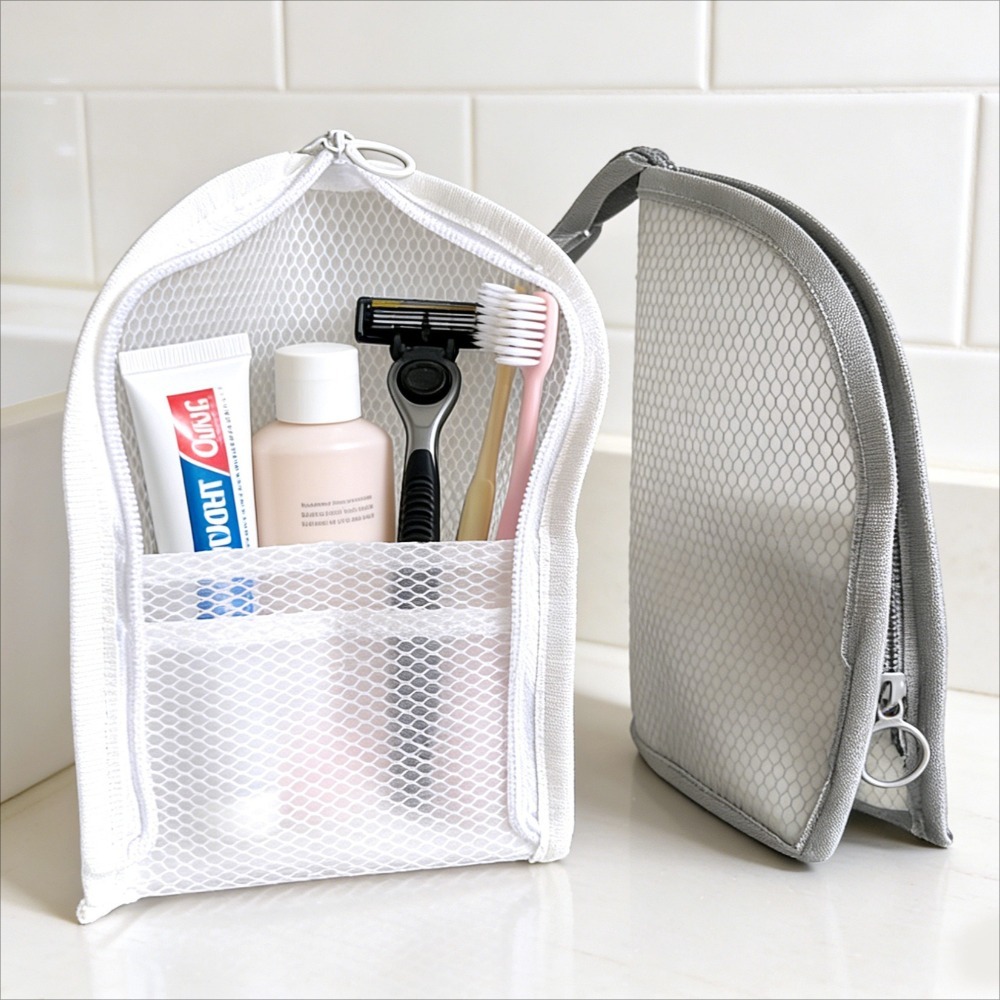 Mesh Toiletry Bag Breathable Q - Sports Equipment Storage ulasan dan harga