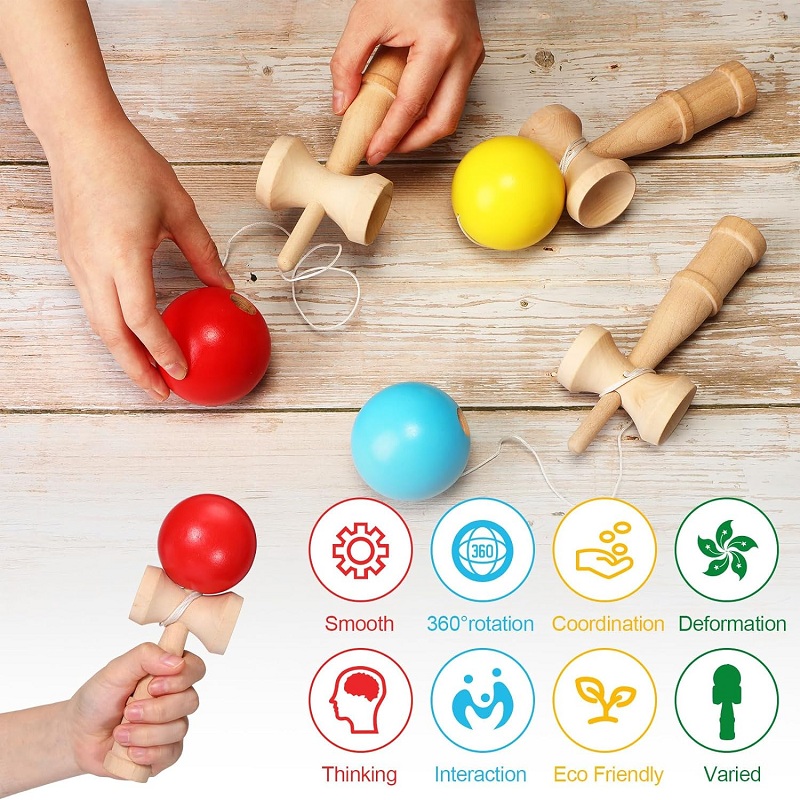 Wooden Toy Professional Skillf - Bocce Ball Set ulasan dan harga