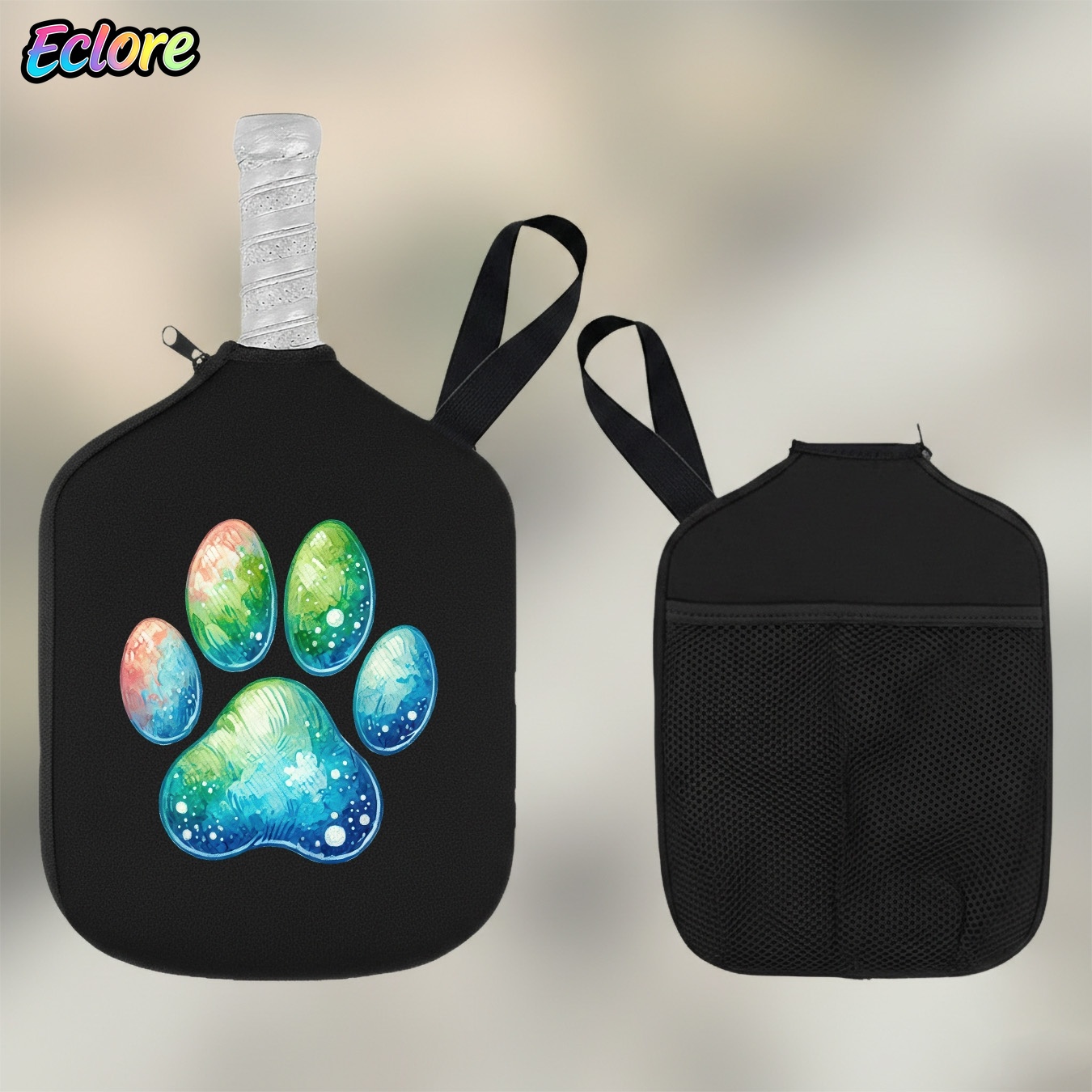 Watercolor Gradient Cat Paw Pr - Sports Equipment Storage ulasan dan harga