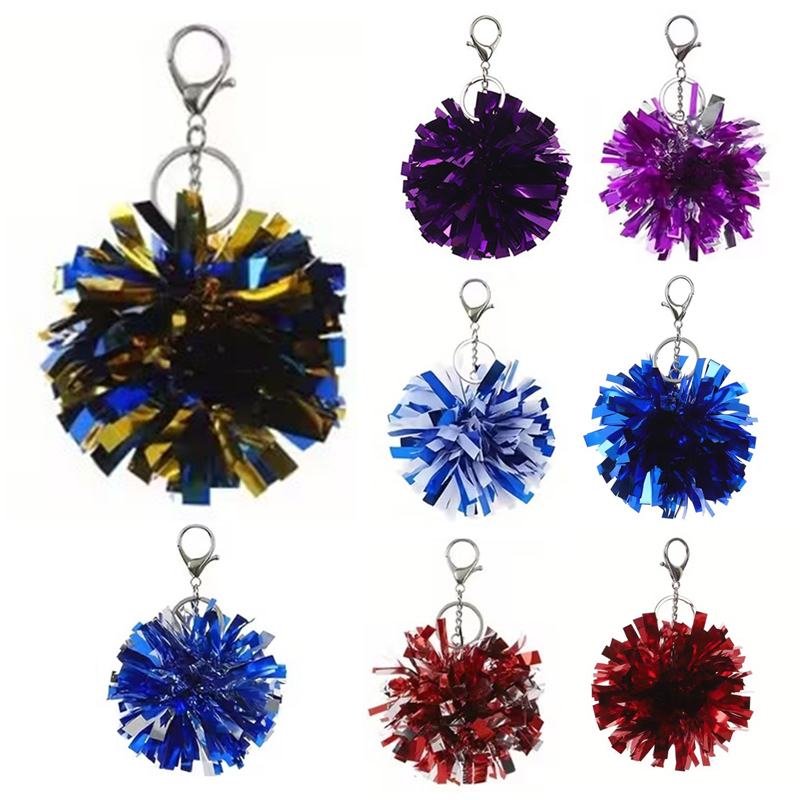 Colorful Cheer Pom Pom Keychai - Cheerleading Pom Pom ulasan dan harga