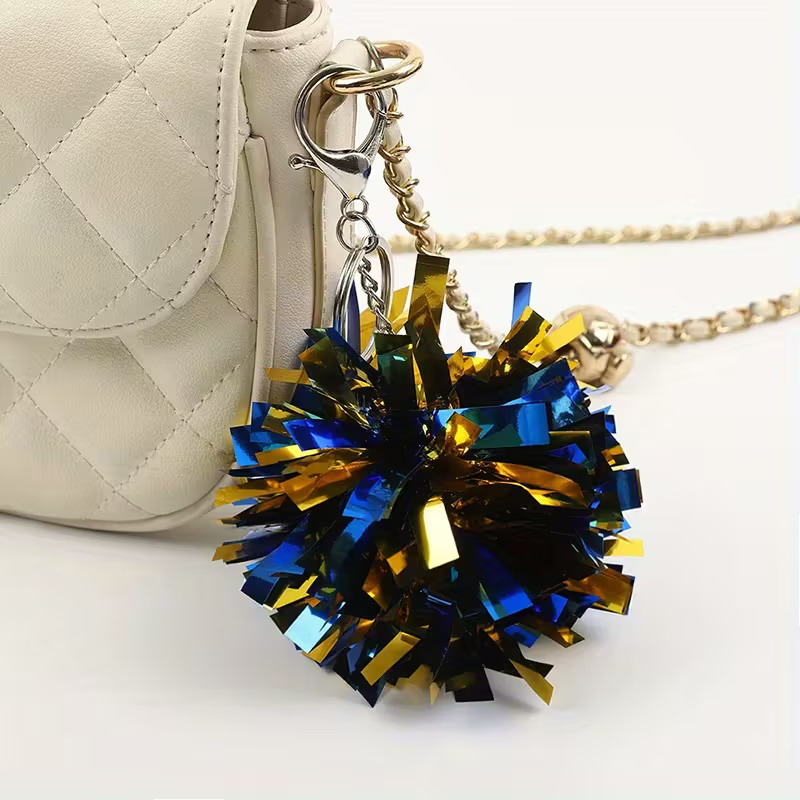 Colorful Cheer Pom Pom Keychai - Cheerleading Pom Pom ulasan dan harga