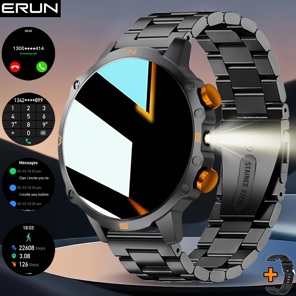 Men's Smartwatch, for iPhone a - Sports Equipment In Spanish ulasan dan harga