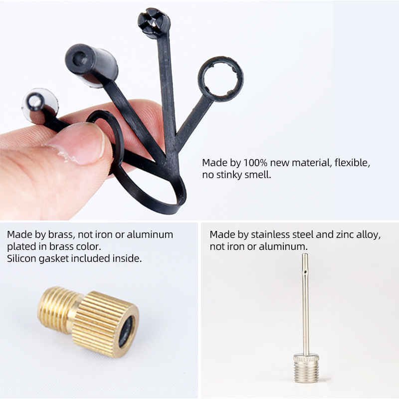 Deemount 4in1 Inflator Nozzle  - Basketball Pump Needle ulasan dan harga