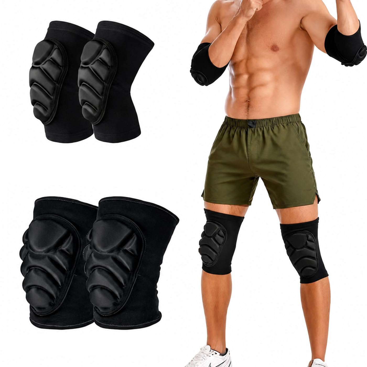 1 Pair Volleyball Elbow Pads & - Volleyball Knee Pad ulasan dan harga